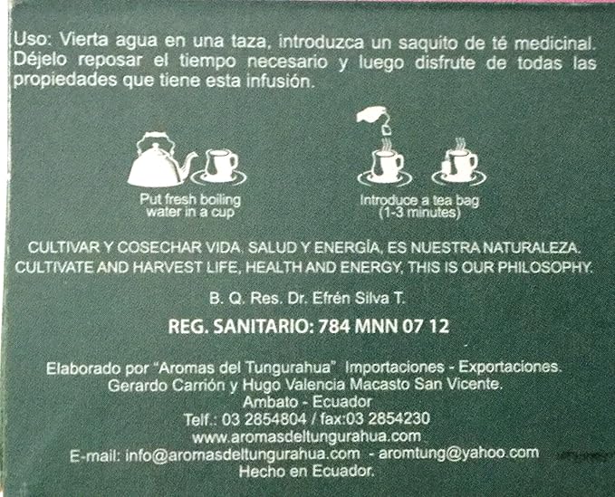 Valeriana Té. 25 Tea Bags. Valerian Tea. 2-PACK (50 Tea bags Total) (50 Bolsas)