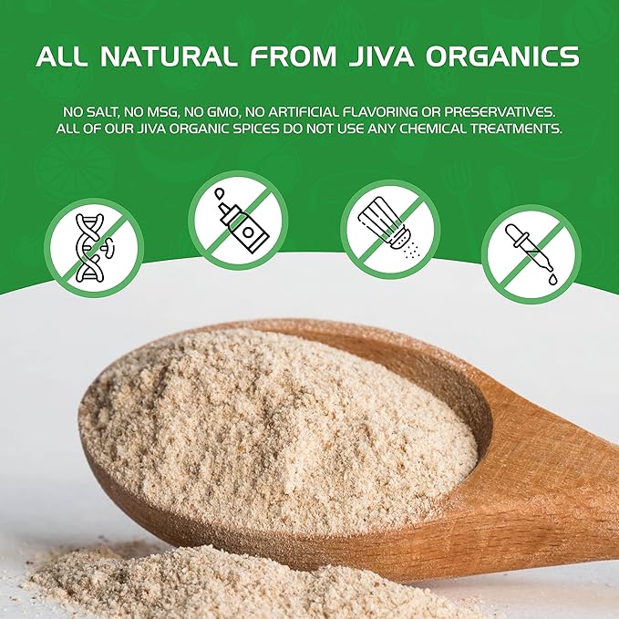 Jiva Organics Psyllium Husk Powder 1.75 LB Bulk Bag - Easy Mixing Fiber, Unflavored, Fine Ground, Non GMO Pure - Keto Friendly