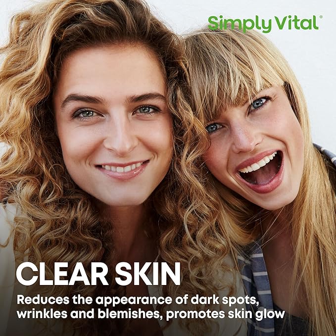 SimplyVital Chlorophyll Liquid Drops for Clear Skin & Energy Boost - Immune Support Supplement - Made in USA - Liquid Chlorophyll for Gut Health - Internal Deodorant - Antioxidant- 2 FL OZ