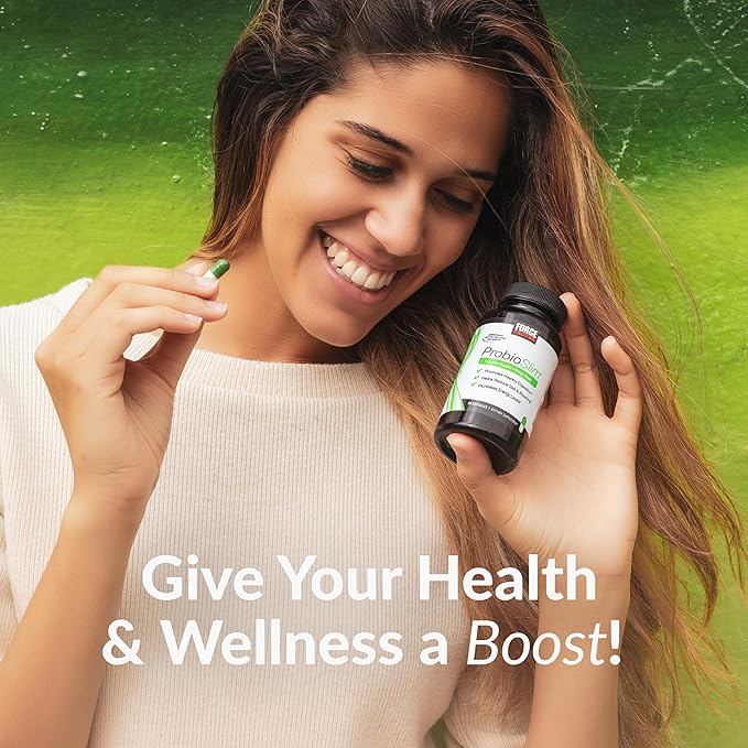 Force Factor ProbioSlim Probiotic Supplement for Women and Men with Probiotics and Green Tea Extract, Reduce Gas, Bloating, Constipation, Support Digestive and Gut Health, 120 Capsules (2-Pack)