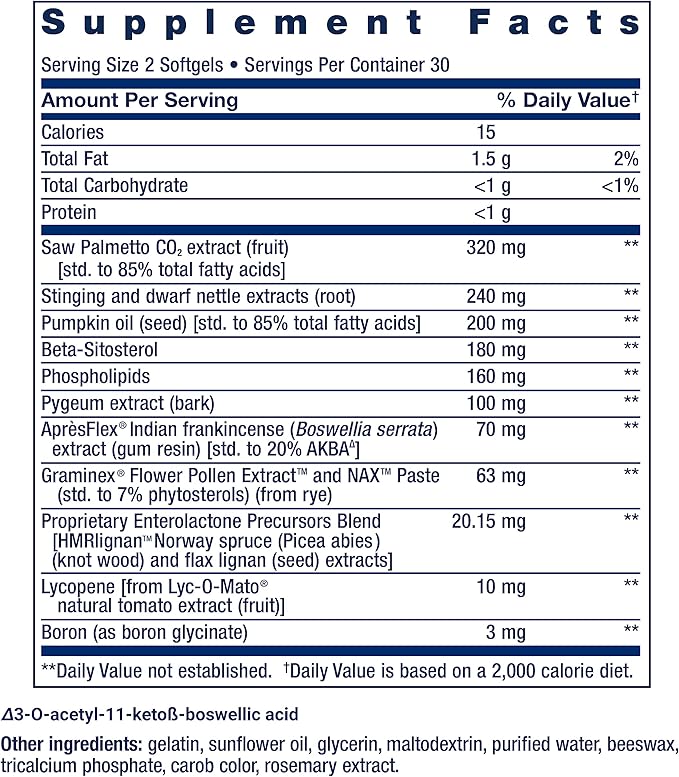 Life Extension Ultra Prostate Formula & Super Omega-3 Plus EPA/DHA Fish Oil