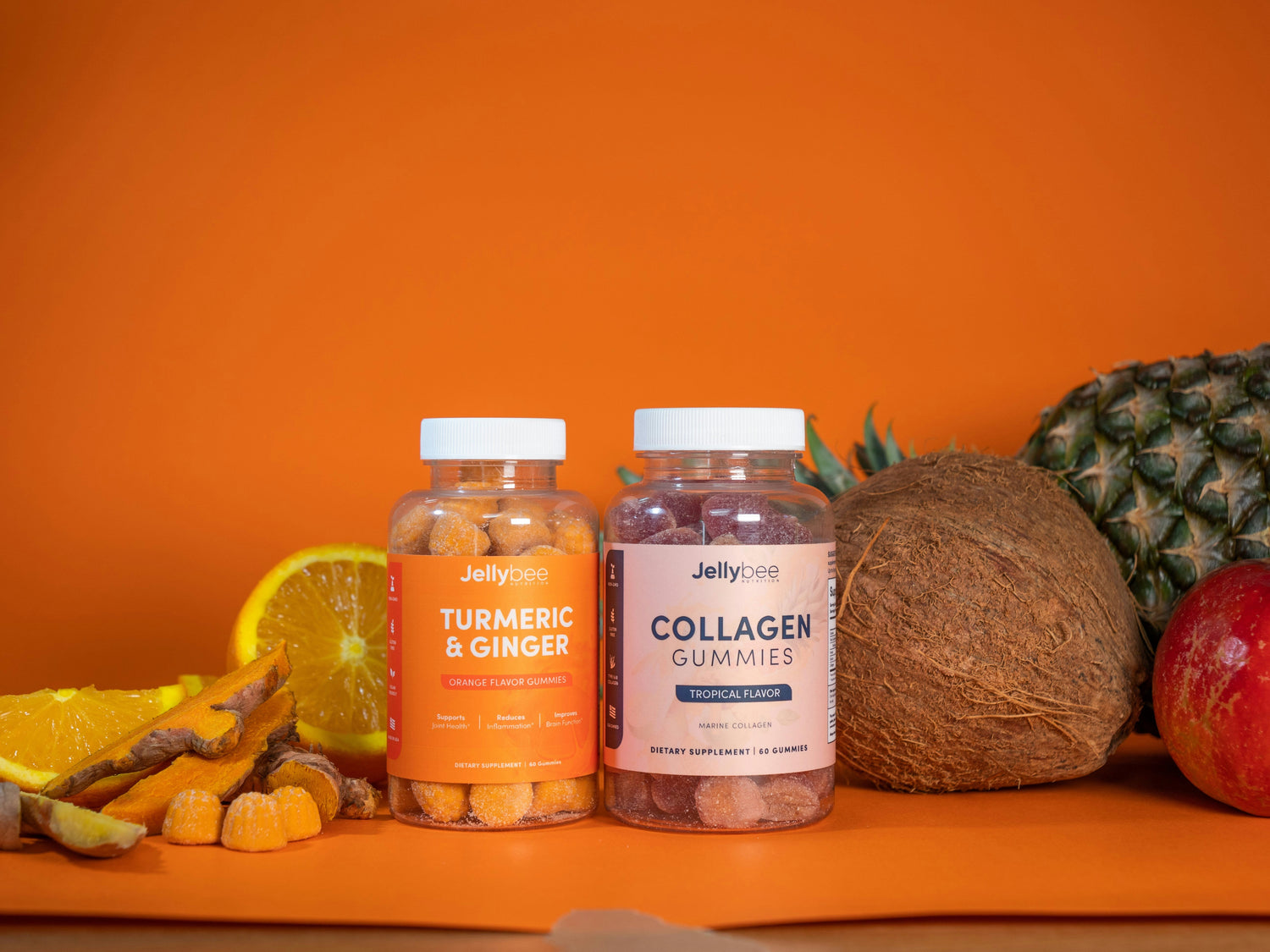 LifeSwitch collagen supplements with Type I, II, III peptides, vitamin C, and hyaluronic acid for skin and joint health