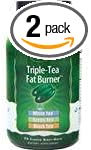 Irwin Naturals Triple-Tea Fat Burner - Supports Weight Loss - 75 Liquid Soft-Gels (Pack of 2)
