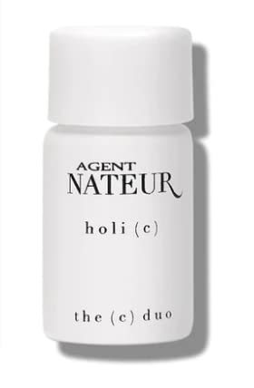 Agent Nateur - holi (c) Natural C Duo Calcium + Vitamin C Powder | Vegan, Non-Toxic, Clean Skincare (.10 oz | 3ml)