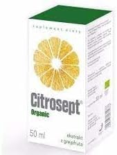 Citrosept Organic GSE, Higher Quality Extraction Process for Purity | Max Strength | Original Grapefruit Seed Extract Liquid with Antioxidant Properties | Immune System Support | 1 x 50ml Bottle