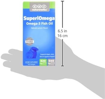 Triglyceride Omega 3 Fish Oil – High EPA & DHA for Eye, Joint, Heart & Brain Support – Omega-3 Fatty Acids - Lemon Flavor – 180 Softgels – 90 Day Supply