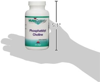 Nutricology Phosphatidyl Choline Supplement - Lecithin Capsules, Digestive Enzymes for Liver, Fat Digestion Support, Choline Supplements for Fatty Liver, 1540mg Softgels - 100 Count