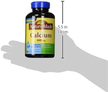 Nature Made Calcium 600 Mg with Vitamin D, 100 Liquid Softgel (6 Pack)