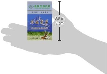 Cordyceps Sinensis Capsules - SGS Certified, cGMP Certified, Guaranteed Authentic, 99.6% rDNA Proven Genuine - 60 Capsules per Bottle, 350mg per Capsule - Made in Taiwan