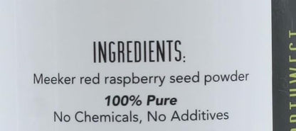 Meeker Red Raspberry Seed Powder - Natural Source of Ellagic Acid and Fiber - Locally Milled from US-Grown Raspberry Seeds - 1 lb / 454 g