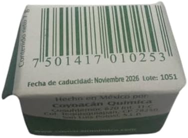 Magnesium Carbonate 7grs - Carbonato de Magnesio Puro (Pack of 8)