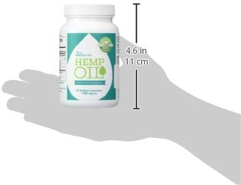 Manitoba Harvest Hemp Oil Essential Fatty Acid Supplement 1000 mg. - 60 Capsules, 2 pack