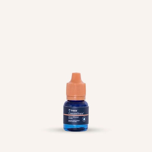 Trace Minerals ConcenTrace Trace Mineral Drops - Liquid Supplement for Bone & Joint Support - Aids Hydration & Electrolyte Restoration - Unflavored-Original, 0.5 oz Pack of 3