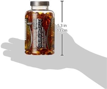 Censor - Fat Loss and Body Toner with CLA, Fish Oil, Safflower and Omega 3-6-9 Blend - Dietary Supplement for Improved Energy, Metabolism and Health - 180 Softgels
