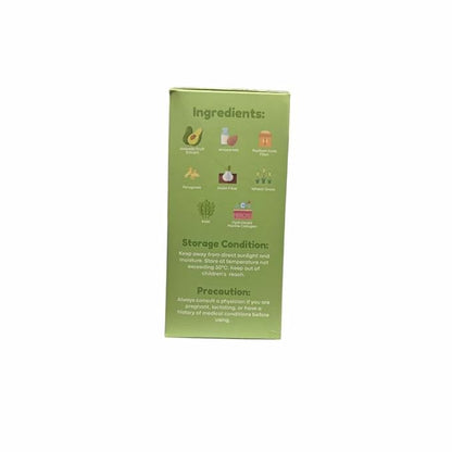 Hello Bloom GLEAM Collagen Mix Drinks by Kiray Celis (1 Pack, Milky Avocado)