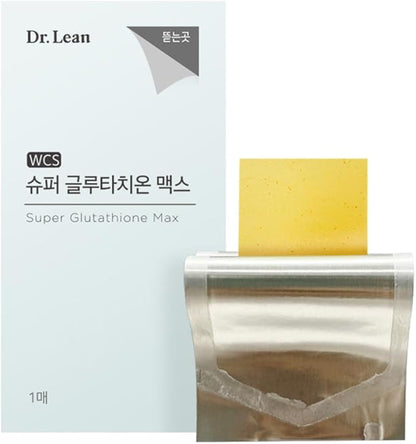 Dr. Lean Super Glutathione Max - Orally Disintegrating Edible Film for Skin Health | Fast Absorption, High Purity, Rich in Vitamins, Niacin, and Hyaluronic Acid (1 Pack)
