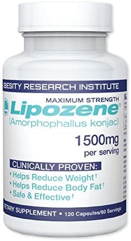Lipozene Weight Loss Supplement, Clinically Proven Konjac Root Fiber Blend