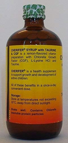 Cherifer Syrup with Chlorella Growth Factor, Taurin & Lysine
