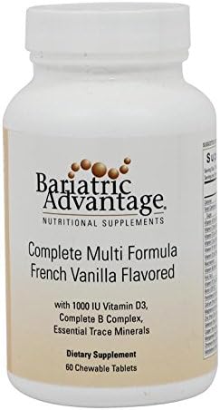 Bariatric Advantage Essential Multivitamin Without Iron - 200 DV of Key Nutrients - Trace Mineral Support* - Multivitamins for Bariatric Patients - Berry - 60 Tablets