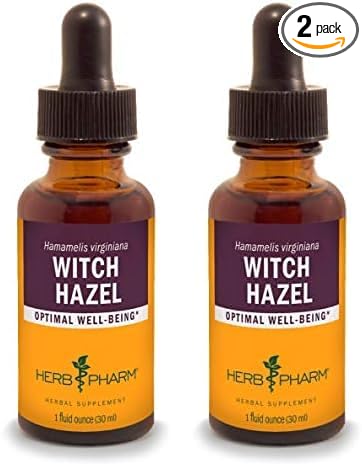 Herb Pharm Witch Hazel Liquid Extract, 1 Fl Oz (Pack of 2)