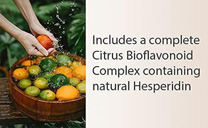 Vitamin C | 500mg Whole Food Vitamin C from Acerola Cherry Extract with Citrus Bioflavonoid Complex | 23 Organic Fruits & Vegetables Blend | Probiotics and Enzymes | 60 Vegan Capsules