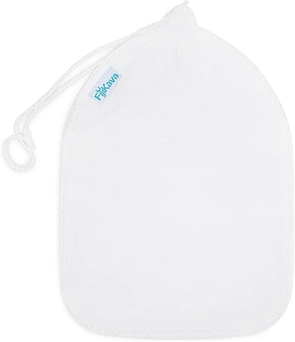 FijiKava Kava Kava Strainer Bag – Premium Mesh for Smooth Kava Preparation, Extracts Rich Kavalactones, Filters Unwanted Fibers, Perfect for Kava Root Powder