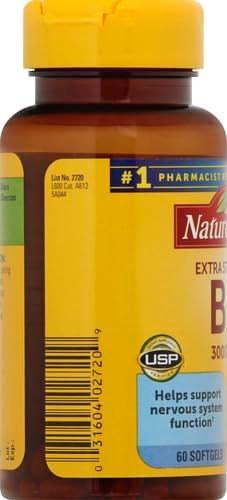 Nature Made Extra Strength Vitamin B12 3000 mcg, Dietary Supplement for Energy Metabolism Support, 60 Softgels, 60 Day Supply