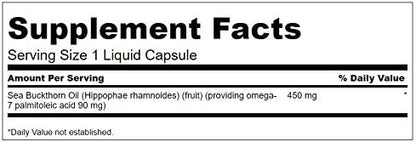 Swanson EFA Omega-7 Oil 450MG 30 LIQ CAPS
