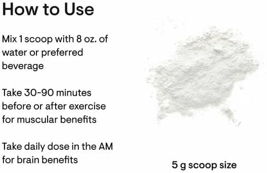THORNE - Creatine - Creatine Monohydrate, Amino Acid Powder - Support Muscles, Cellular Energy and Cognitive Function* - Gluten-Free, Keto - NSF Certified for Sport - 32 Oz - 180 Servings