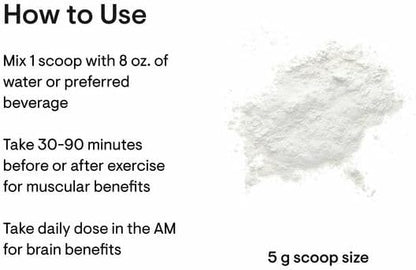 THORNE - Creatine - Creatine Monohydrate, Amino Acid Powder - Support Muscles, Cellular Energy and Cognitive Function* - Gluten-Free, Keto - NSF Certified for Sport - 32 Oz - 180 Servings
