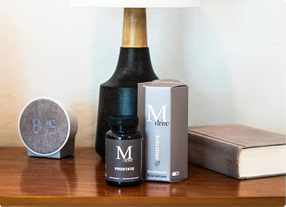 Mdrive Prostate Prostate Support Supplement for Men's Health, Promotes Urinary Tract Health, Supports Normal Flow, Frequency & Bladder Emptying, Flowens Cranberry Extract, S7 N.O. Booster, 60 Capsules