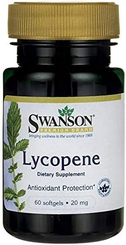 Swanson Lycopene - Natural Supplement Promoting Prostate Health, Heart Health, & Supports Blood Pressure Within The Normal Range - Mens Health Supplement - (60 Softgels) (4 Pack)