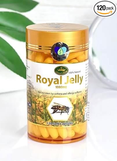Royal Jelly Nature ’s king royal jelly 1000mg royal jelly supplement 120soft capsules