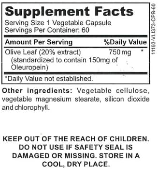 Olive Leaf Extract (Non-GMO)