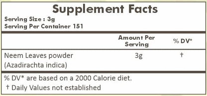 HERBAL HILLS Neem Leaf Powder and Bilva Bael Leaf Powder Pack of 2 Combo