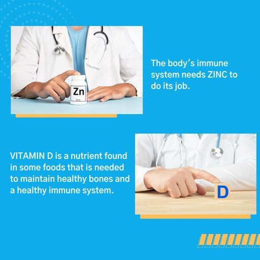 Consult Health IMMUNI-D Vitamin D Superior Immunity Support Chewable Tablets Cherry Flavor – Zinc – Elderberry Fruit -Dietary Support - 90 Count (1 Pack)