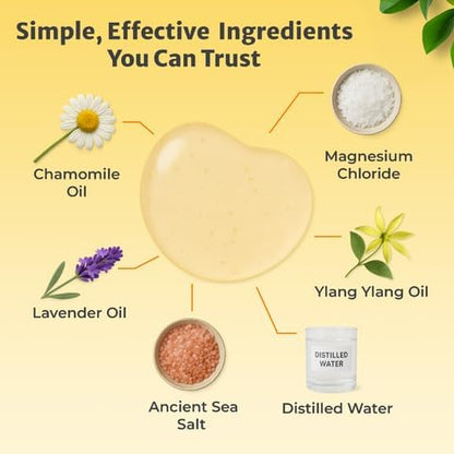 True Love Slumber Magnesium Boost | Essential Oil Aromatherapy Spray with Lavender & Chamomile | Pure Magnesium Spray for Feet | Magnesium & Trace Minerals for Relaxation & Mood Enhancement 2 fl Oz