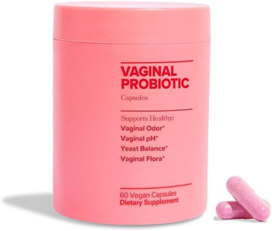 Probióticos vaginales para Mujeres, equilibrio de pH con prebióticos y mezcla de probióticos Lactobacillus, suplemento de salud Vaginal para Mujer, promueve el olor Vaginal saludable y la Flora (1)