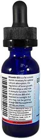 Vegan Vitamin D3 by Good State | 100% Plant Sourced from Algae | Vegan Professional Grade Supplement | 1 Fluid Ounce Glass Bottle | 300 Servings