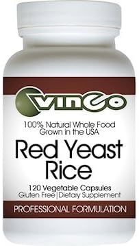 Vinco - Red Yeast Rice (Rx) 600 mg 120 vcaps [Health and Beauty]