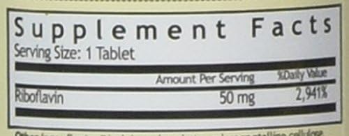 VIT B-2 TABS 50 MG WMILL 100