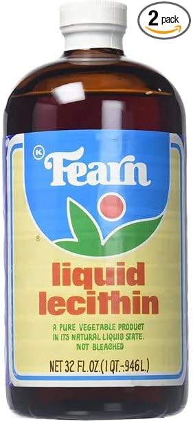 Fearn Natural Foods Liquid Lecithin, 16 Oz (Pack of 2)