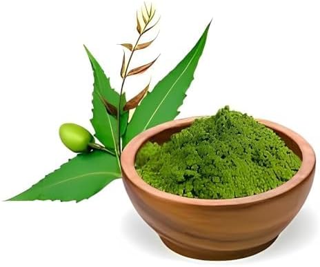 Neem Leaves Powder | 100 GMS Neem Powder for Skin | Neem Leaf Powder | Dried Neem Leaves Powder for Hair Growth