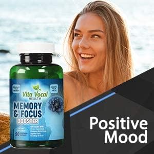 VitaVocal Premium Memory Focus Supplement, Boosts Clarity and Concentration | Brain Booster