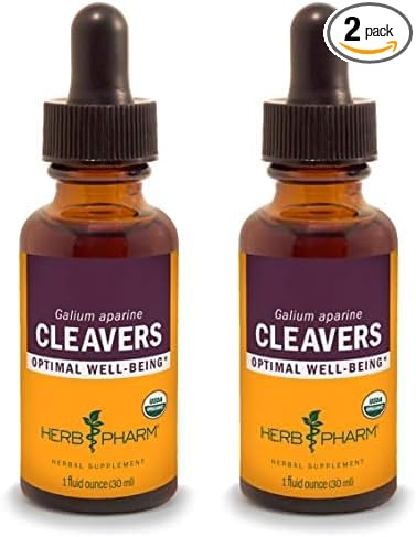 Herb Pharm Cleavers Liquid Extract - 1 Oz (DCLEAV01) (Pack of 2)