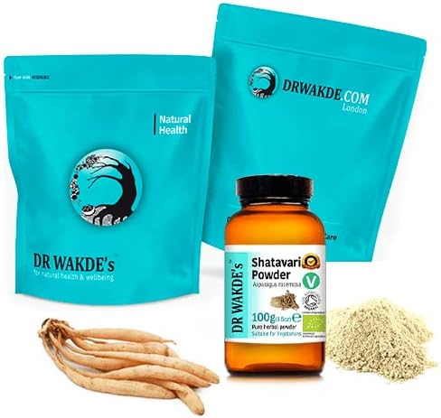 DR WAKDE'S Organic Shatavari Powder (Asparagus racemosa) - 500g (1.1lb) | Pure, Raw & Dried Powder | Ayurvedic Herb | Vegan | Nothing Added, Nothing Removed | Same Day Dispatch