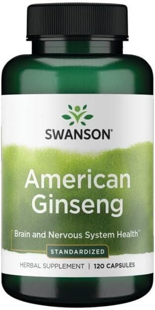 Swanson HERB American Ginseng STD 120 CAPS