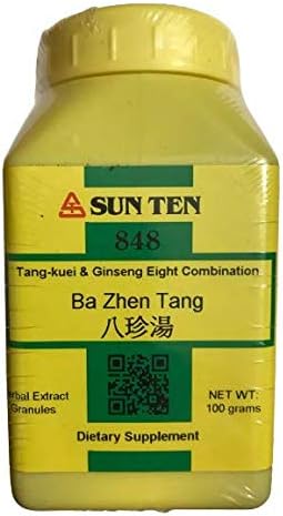 Sun Ten - Tang-KUEI & Ginseng Eight Comb Ba Zhen Tang Concentrated Granules 100g 848 by Baicao