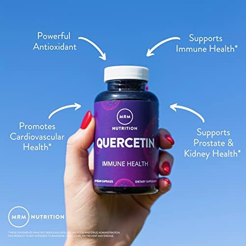 MRM Nutrition Quercetin| Immune + Cardiovascular Health | 500mg per Serving | Made with QU995: Worldâ€™s purest quercetinâ„¢ | Antioxidant Status | 60 Servings