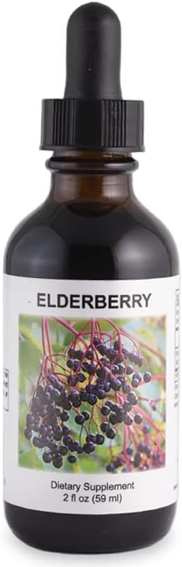 Supreme Nutrition Elderberry Tincture, 2 fl. oz | 1.2 ml per Serving | 49 Servings